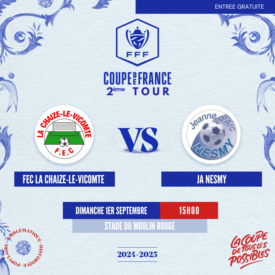 2ème TOUR DE COUPE DE FRANCE